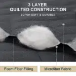 1Pc Recliner Chair Cover Water Repellant Armchairs Slipcover Living Room Sofa Couch with Elastic Strap Furniture Protector - Image 3