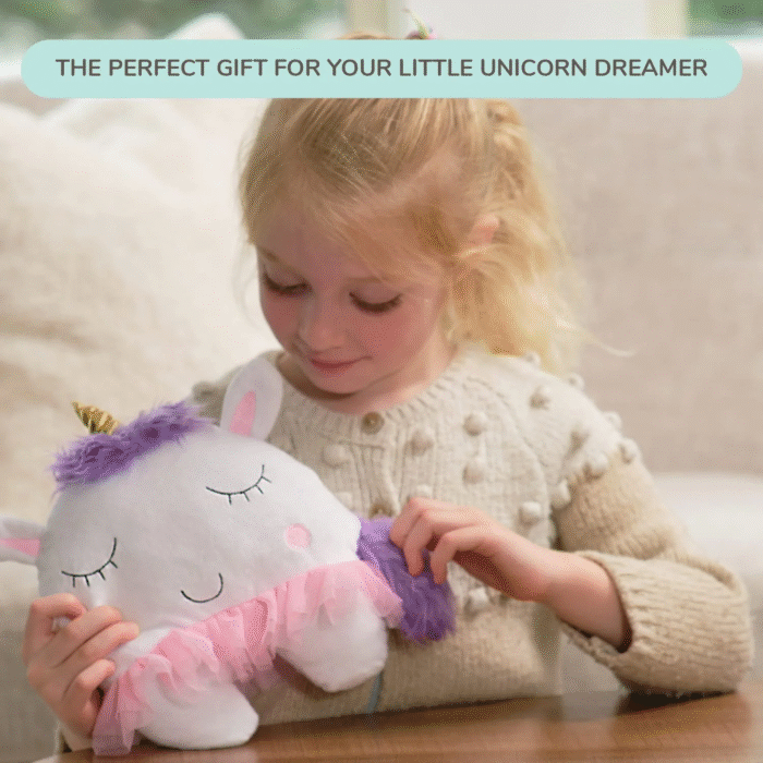 Unicorn Tooth Fairy Pillow Gift Set for Children; 3 Piece Set Includes Plush Unicorn Pillow with Tooth Pocket, Dear Tooth Fairy Notepad, and Keepsake Photo Pouch - Image 5