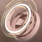 Mirror Fan Makeup Case, Portable Makeup Organizer with Mirror and LED Light, Cosmetic Storage Display Case,Large Capacity Mirror Makeup Storage Box for Women () - Image 6