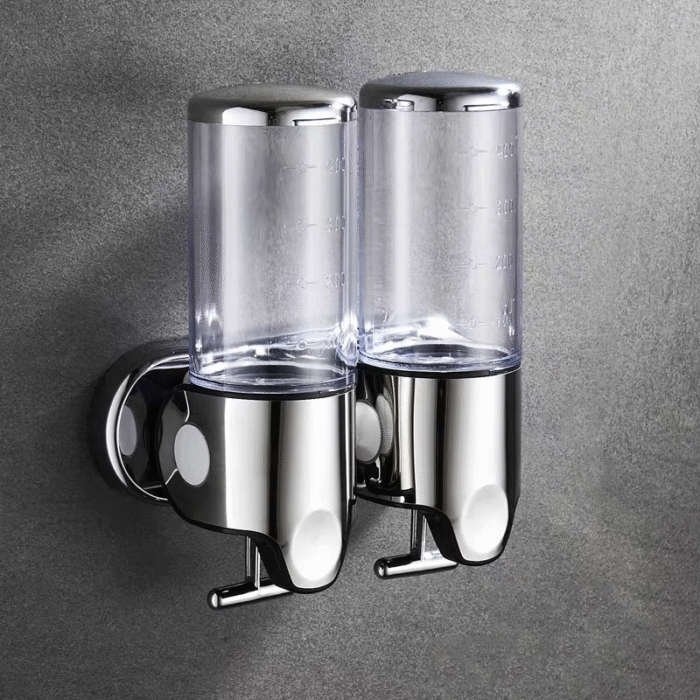 Triple500Ml Soap Dispenser Wall-Mount Shower Bath Shampoo Dispenser Liquid Soap Container Soap and Gel Dispenser Single/Double/ - Image 9