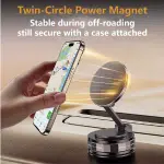 360° Rotatable Magnetic Phone Holder – Stable & Universal Car Mount - Image 4