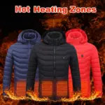 Men’s Winter Heated Jacket 2026 – USB Electric Cotton Thermal Coat - Image 2