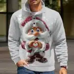 Men’s Christmas Santa Zip Sweatshirt – Winter Casual Pullover - Image 13