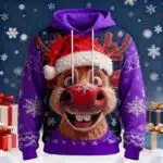 Christmas Men'S 3D Print 3D 3D Cartoon Sweatshirts Sweatshirt Sweatshirt Long Sleeve Sweatshirt Crew Neck 3D Funny 3D Print Christmas Vacation Party Crewneck 3D Print 3D Winter Spring & Fall - Image 4