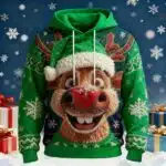 Christmas Men'S 3D Print 3D 3D Cartoon Sweatshirts Sweatshirt Sweatshirt Long Sleeve Sweatshirt Crew Neck 3D Funny 3D Print Christmas Vacation Party Crewneck 3D Print 3D Winter Spring & Fall - Image 3