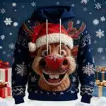 Christmas Men'S 3D Print 3D 3D Cartoon Sweatshirts Sweatshirt Sweatshirt Long Sleeve Sweatshirt Crew Neck 3D Funny 3D Print Christmas Vacation Party Crewneck 3D Print 3D Winter Spring & Fall