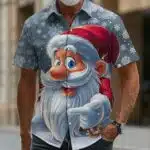 Men’s Christmas Santa Zip Sweatshirt – Winter Casual Pullover - Image 9