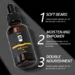 Beard Growth Oil for Men – Fast Thickening Formula for Patchy Beards, Mustache & Dry Skin (30ml Natural Serum) - Image 4