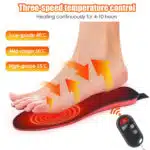Slim Heated Insoles for Shoes – USB Rechargeable Remote Control Warm Insoles - Image 3