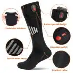 Electric Heated Socks – USB Rechargeable Warm Socks for Cold Feet (UK Winter) - Image 5