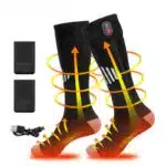 Electric Heated Socks – USB Rechargeable Warm Socks for Cold Feet (UK Winter)