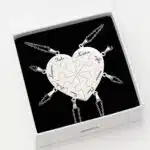 Engravable Heart Shape Stainless Steel Necklace - Image 2