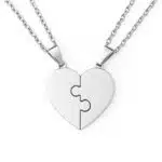 Engravable Heart Shape Stainless Steel Necklace - Image 6