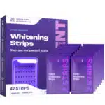 Purple Teeth Whitening Strips – Enamel Safe Dental Whitening Strips for Brighter Smile at Home