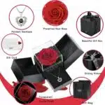 Multilingual I Love You Projection Necklace with Heart Wings - Image 3