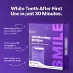 Purple Teeth Whitening Strips – Enamel Safe Dental Whitening Strips for Brighter Smile at Home - Image 3