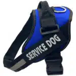 Customizable Reflective Service Dog Harness – Adjustable No-Pull Nylon Vest with Personalized Velcro Tag & Leash (XXS–XXL) - Image 2
